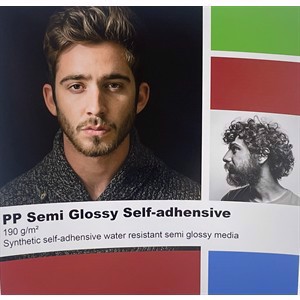 Color Europe PP Semi glossy , self-adhesive 190 grams - 24" x 30 metri 